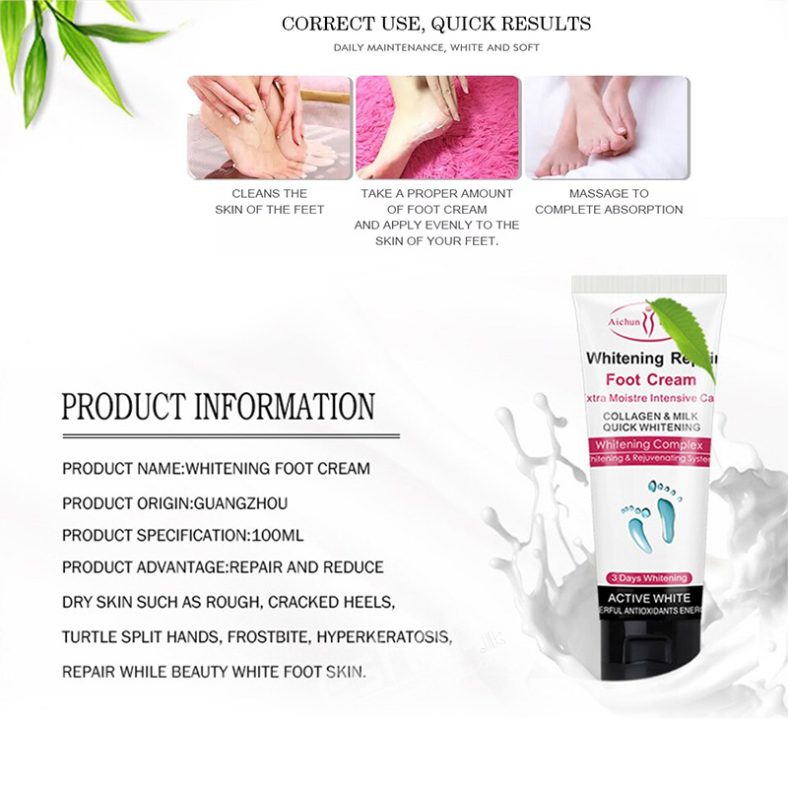 Aichum Beauty Whitening Foot Repair Cream - eshop.lk