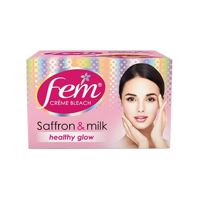 Buy Fem Fairness Naturals Saffron Skin Bleach 64 gm Online at Best Price